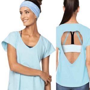 Varley Kerry Tee Yoga Sky Blue
